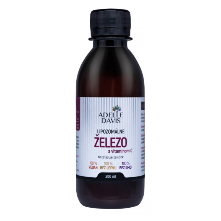 ADELLE DAVIS Lipozomálne železo s vitamínom C 200 ml kúpite na Mojalekaren.sk