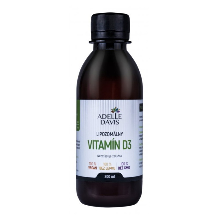 ADELLE DAVIS Lipozomálny vitamín D3 200 ml kúpite na Mojalekaren.sk