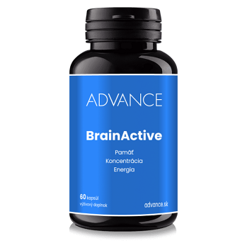 ADVANCE Brain Active pamäť, koncentrácia, energia 60 kapsúl (Doplnky stravy na pamäť)