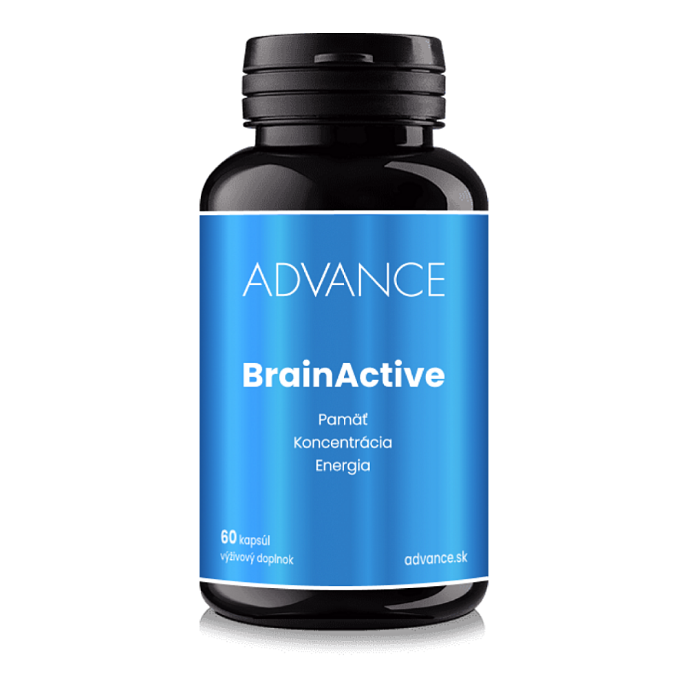 ADVANCE BrainActive kapsuly na podporu pamäti a koncentrácie 60 cps kúpite na Mojalekaren.sk