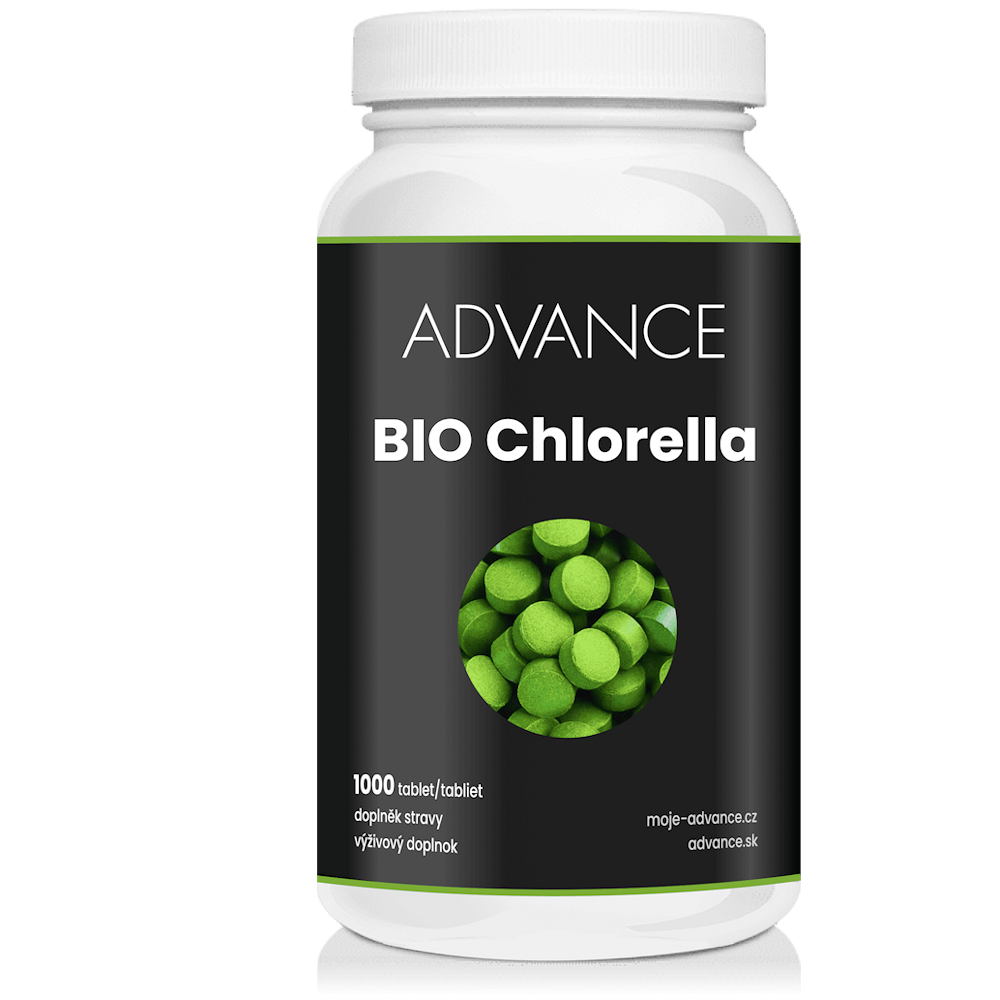 Advance Chlorella tablety na detoxikáciu organizmu a podporu imunity 1000 tbl kúpite na Mojalekaren.sk