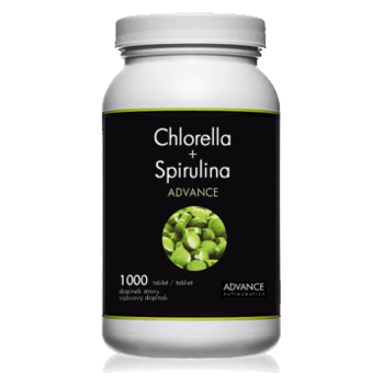 ADVANCE Chlorella + Spirulina 1000 tabliet