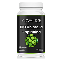 ADVANCE Chlorella + Spirulina BIO 1000 tabliet