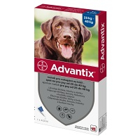 ADVANTIX Spot-on pre psov nad 25 kg (1 pipeta) 1x4 ml