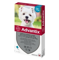 ADVANTIX Spot-on pre psov 4-10 kg 1 ml 1 pipeta