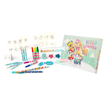 PAW PATROL Adventný kalendár Labková Patrola (Písacie a výtvarné potreby) - Čistiace