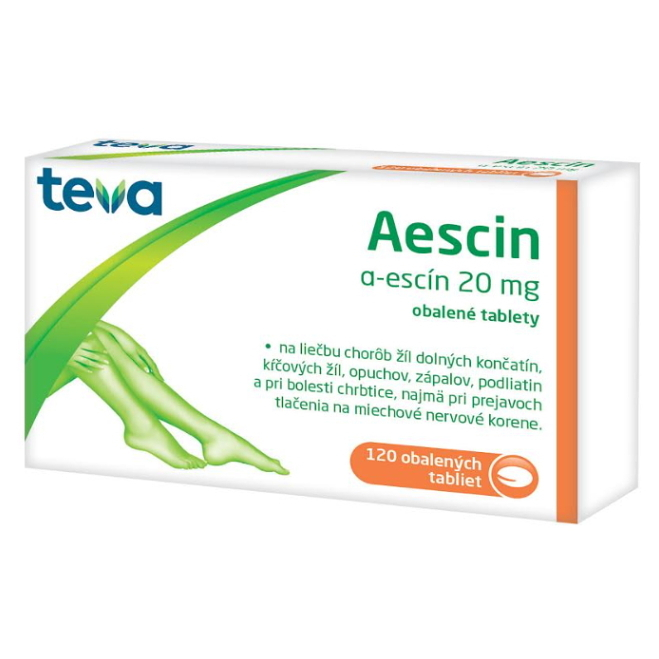 AESCIN 20 mg 120 tabliet kúpite na Mojalekaren.sk