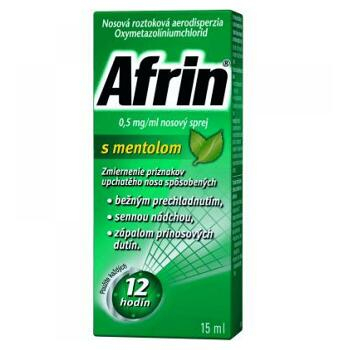 AFRIN 0,5 mg/ml nosový sprej s mentolom 15 ml