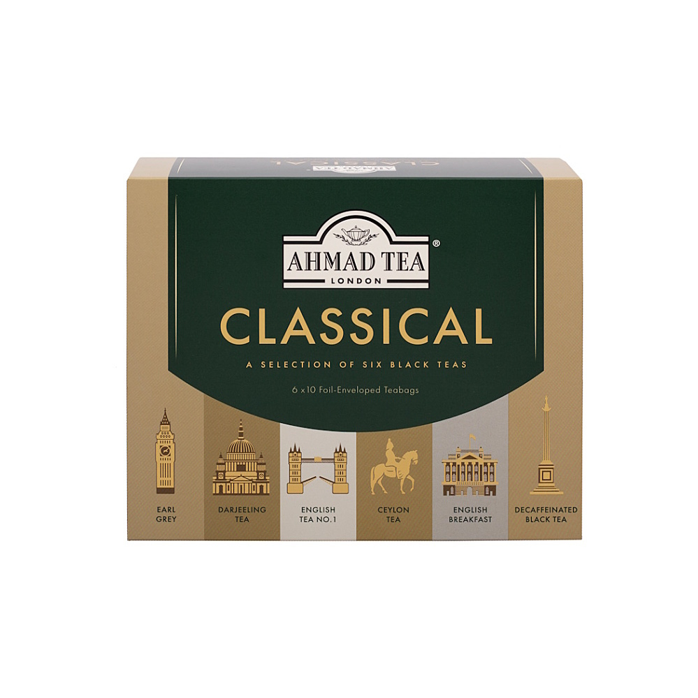 AHMAD TEA Classical tea collection čierne čaje 60 sáčkov