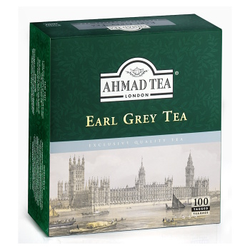 AHMAD TEA Earl Grey Tea 100x 2 g (Čierne čaje) - Jednodruhové, Čierne