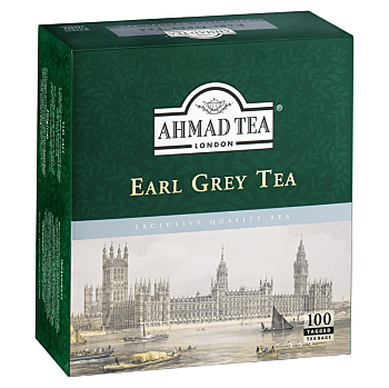 AHMAD TEA Earl Grey Tea 100x 2 g (Čierne čaje) - Jednodruhové, Čierne