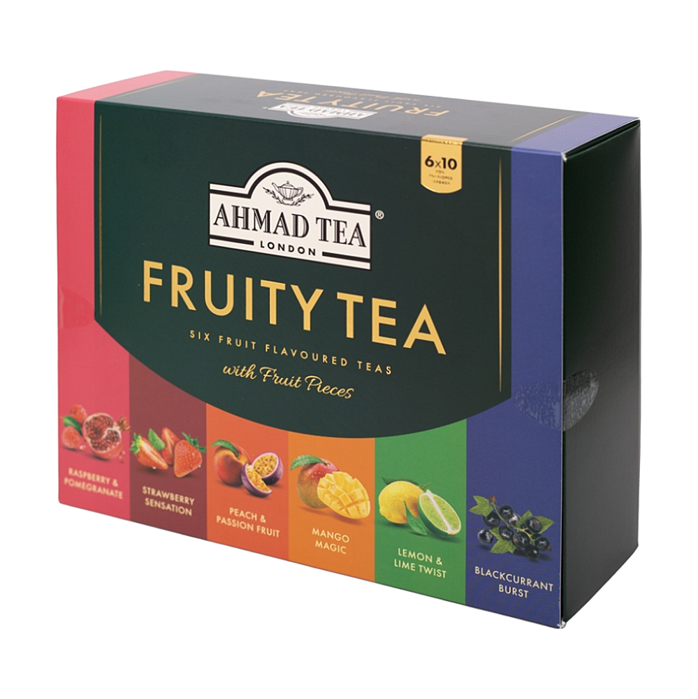 AHMAD TEA Fruity tea collection čierne a zelené čaje 60 sáčkov