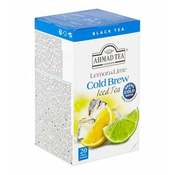 AHMAD TEA Ľadový čaj Lemon and lime 20x2 g