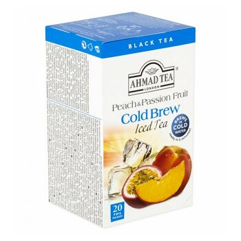 AHMAD TEA Ľadový čaj Peach and passion fruit 20x2 g
