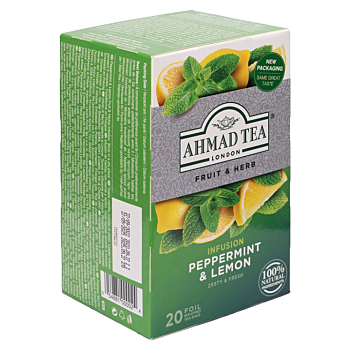 AHMAD TEA Mäta a citrón 20x 1,5 g (Bylinné čaje)