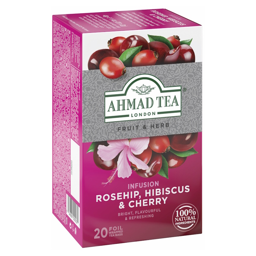 AHMAD TEA Šípka a čerešňa 20x 2 g