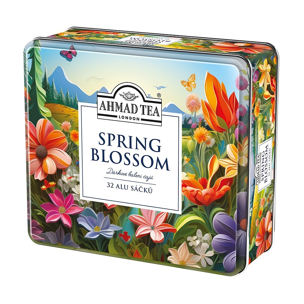AHMAD TEA Spring blossom kolekcia čajov 32 vrecúšok