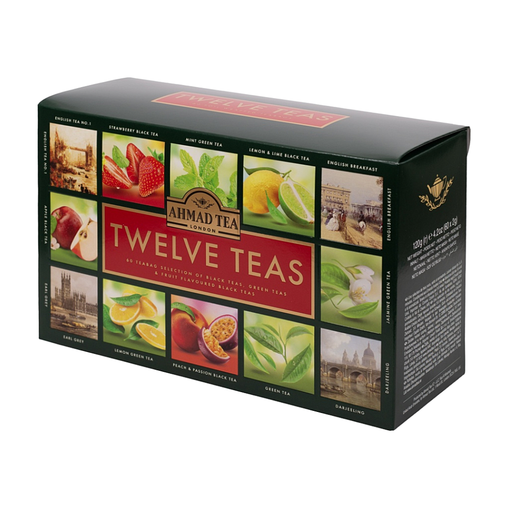 AHMAD TEA Twelve teas 60 sáčkov