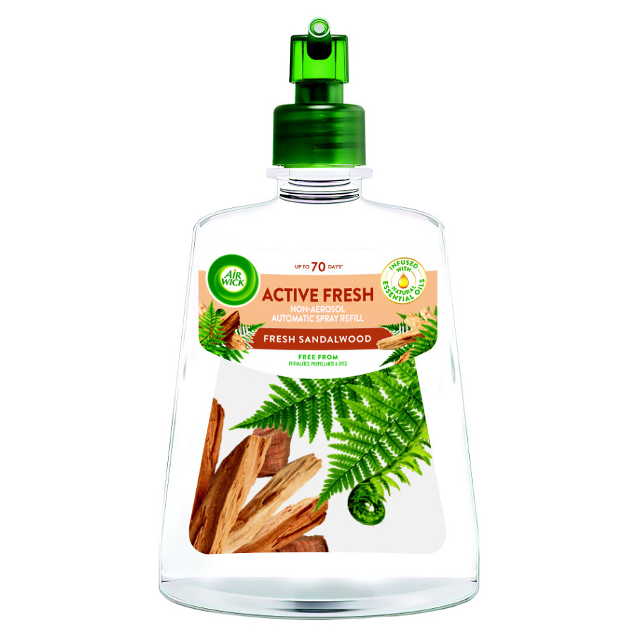AIR WICK Active Fresh Náhradná náplň santalové drevo 228 ml