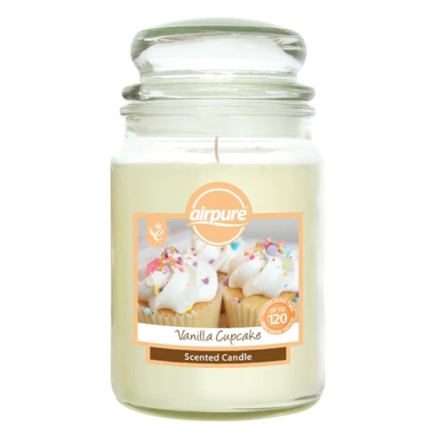 AIRPURE Vonná sviečka Vanilla Cupcake 510 g, poškodený obal