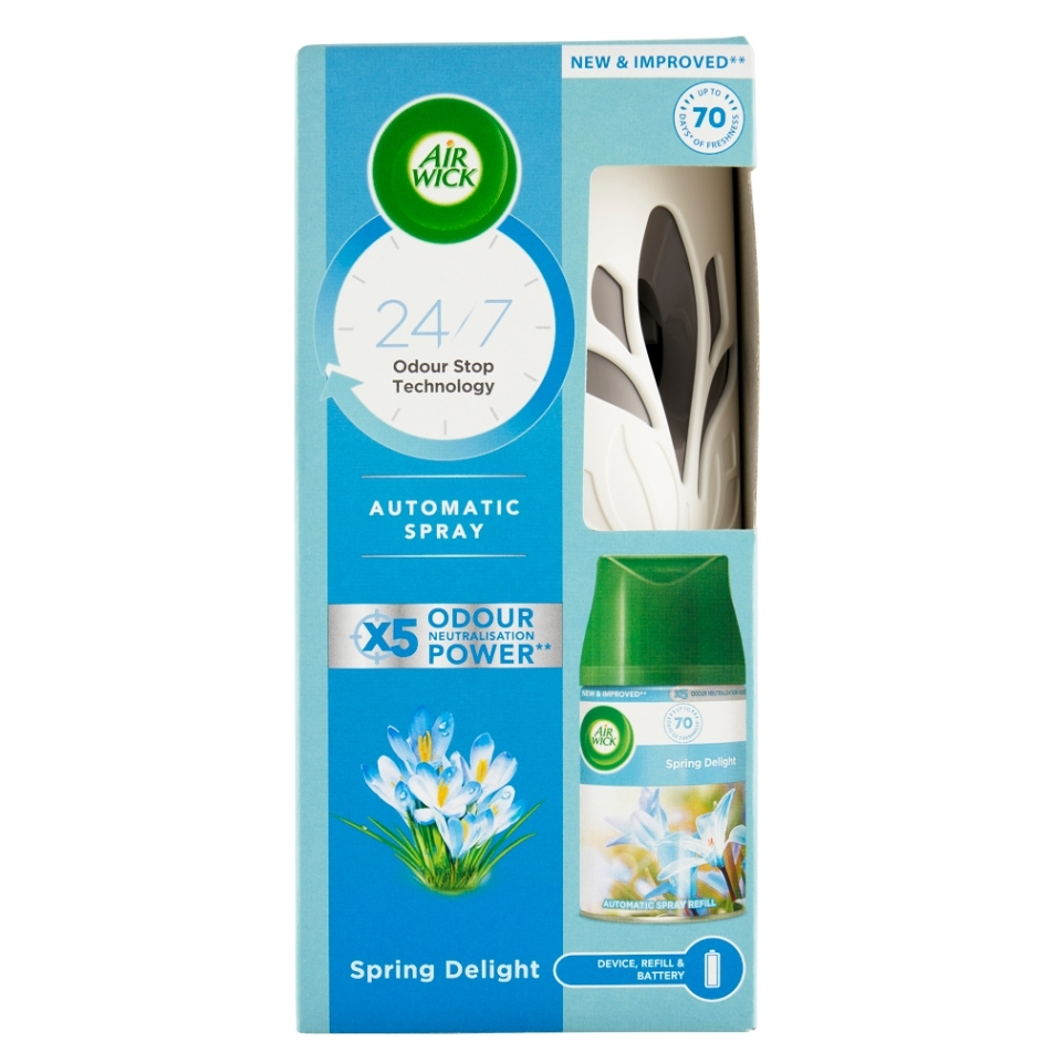 AIR WICK Freshmatic Difúzer a náplň do osviežovača vzduchu Jarný vánok 250 ml