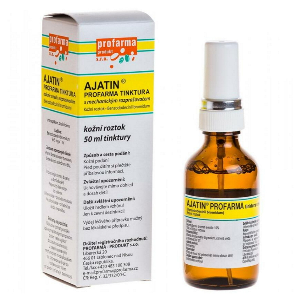 AJATIN Profarma tinktúra 100 mg/ml dermálny roztok 50 ml kúpite na Mojalekaren.sk