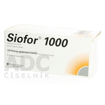 Siofor 1000 tbl flm 1x120 ks (Lieky na predpis)