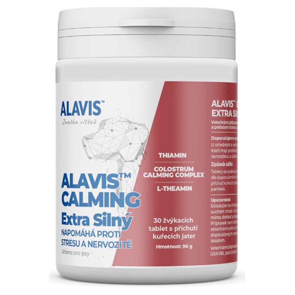 ALAVIS Calming Extra silný pre psov 30 tabliet kúpite na Mojalekaren.sk