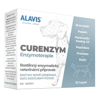 ALAVIS Enzymoterapia-Curenzym pre psov a mačky 20 kapslí