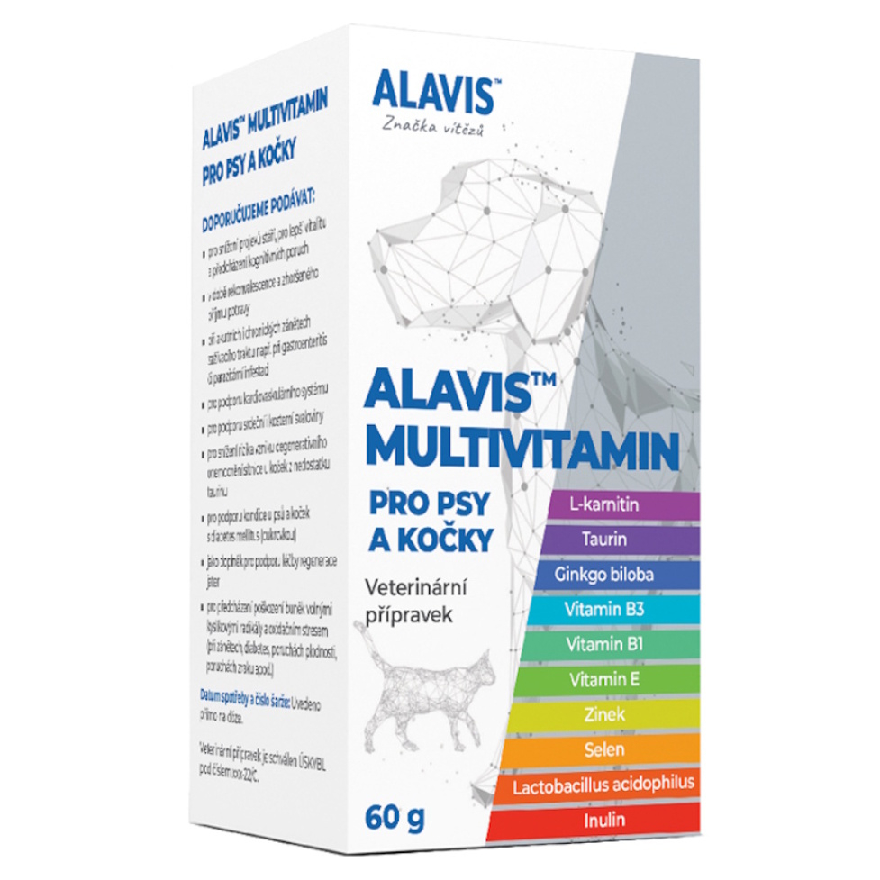 ALAVIS MULTIVITAMÍN pre psy a mačky 60 g