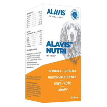 ALAVIS Nutri pre psov, mačky a fretky 200 ml (Veterinárne výživové doplnky na vitalitu)