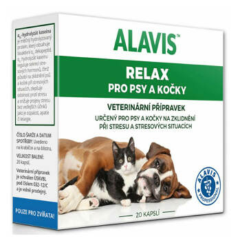 Alavis Relax pre psov a mačky 75mg 20cps