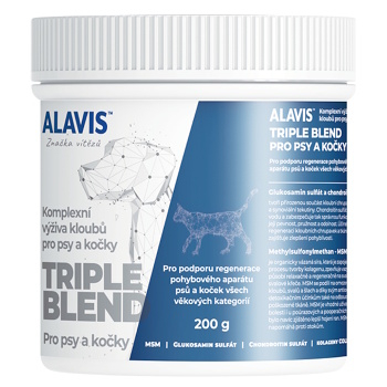 ALAVIS Triple blend pre psov a mačky 200 g (Veterinárne výživové doplnky na kĺby)