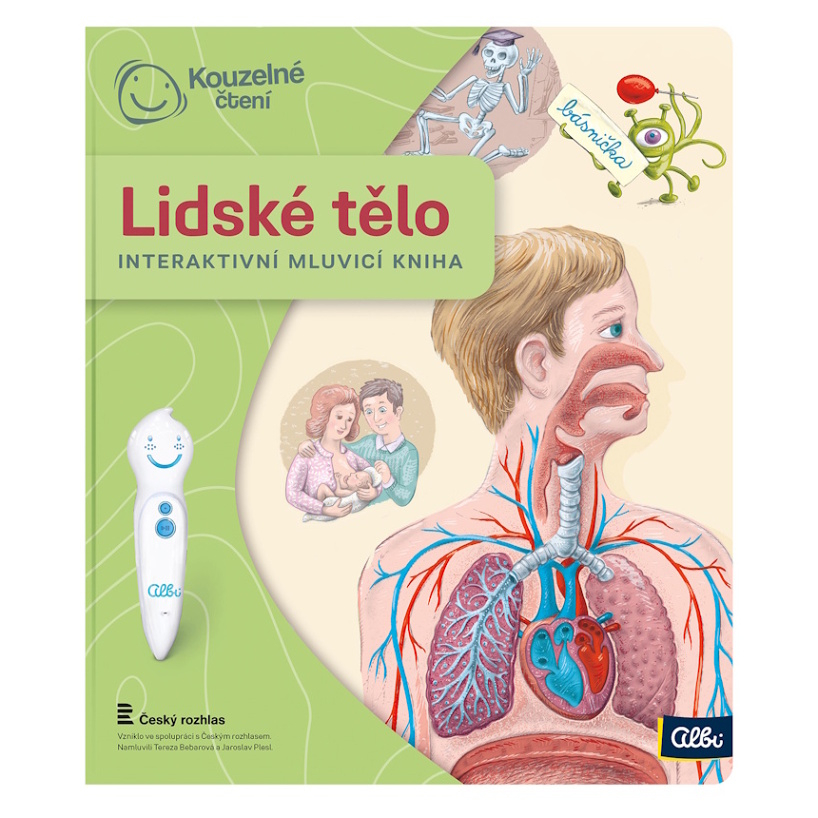 E-shop ALBI Kúzelné čítanie kniha Lidské tělo