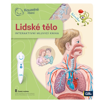 ALBI Kúzelné čítanie kniha Lidské tělo (Kúzelné čítanie, knižky a leporela) - Elektronické