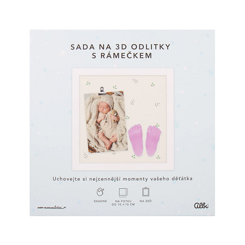 E-shop ALBI Sada na 3D odliatky s rámčekom pre dievčatko