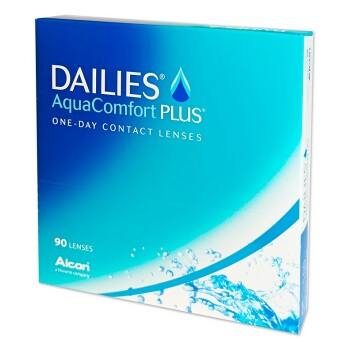 ALCON Dailies AquaComfort Plus jednodňové šošovky 90 kusov, Počet dioptrií: -8, Priemer: 14,0, Zakrivenie: 8,7, Počet ks: 90 ks