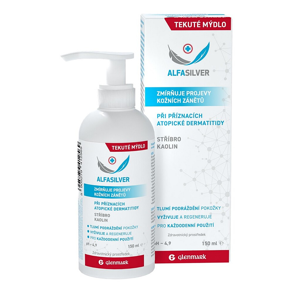 ALFASILVER Profylaktické tekuté mydlo 150 ml