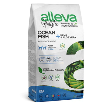ALLEVA Holistic Adult Mini Ocean Fish granule pro psy 2 kg (Granule pre psov)