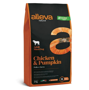 ALLEVA Natural Adult Maxi Chicken&Pumpkin granule pre psov 2 kg