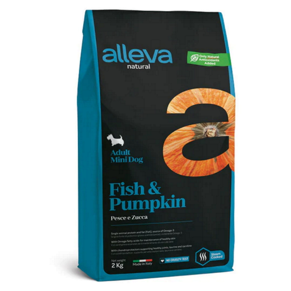 Alleva NATURAL dog adult mini fish & pumpkin 2kg