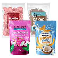 ALLNATURE Sušené plody a krémy
