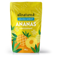 ALLNATURE Ananás sušený mrazom kúsky 30 g
