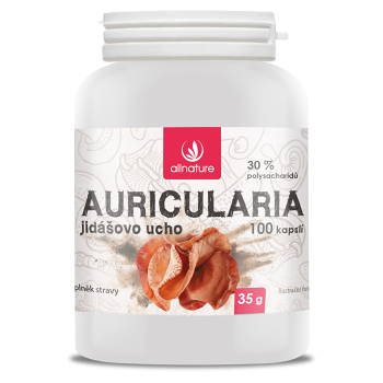 ALLNATURE Auricularia Judášovo ucho 100 kapsúl