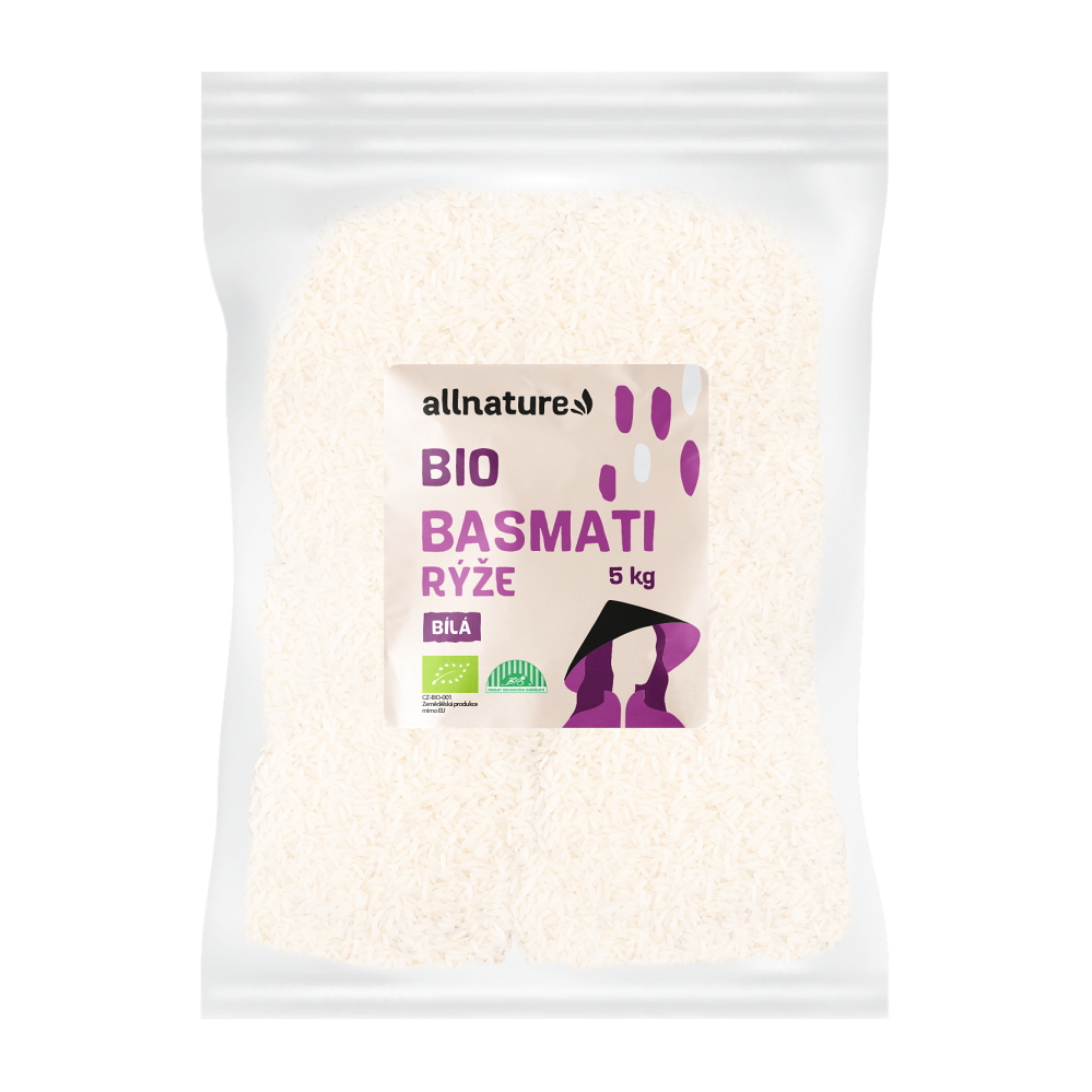 ALLNATURE Basmati ryža biela BIO 5 kg