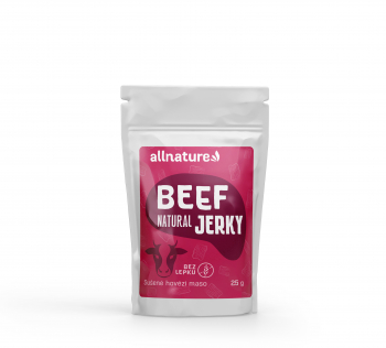 ALLNATURE Beef natural Jerky sušené mäso 25 g