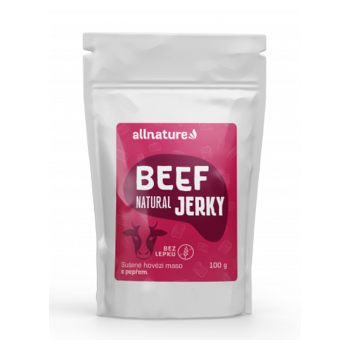 ALLNATURE Beef natural Jerky sušené mäso 100 g