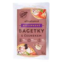 ALLNATURE Bezlepkové bagetky s cesnakom 110 g