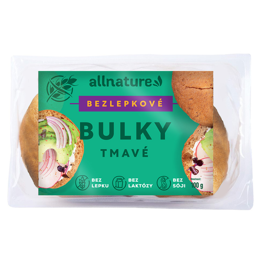 ALLNATURE Bezlepkové hrudky tmavé 100 g