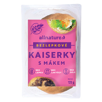 ALLNATURE Bezlepkové kaiserky s makom 120 g